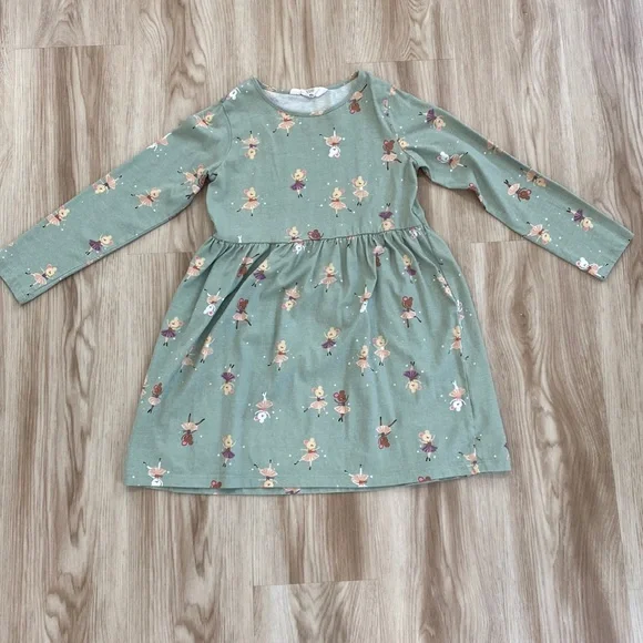 h&m light green dress FARES Bow Elastic Waist Dress – Macaron main image 0